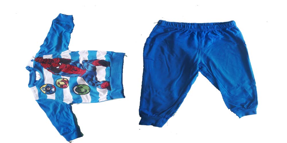 Sicem Pigiama Neonato Bambino Due Pezzi Manica Lunga Pantalone Lungo Cotone Jersey Avengers Marvel - Home Shopping Italia 