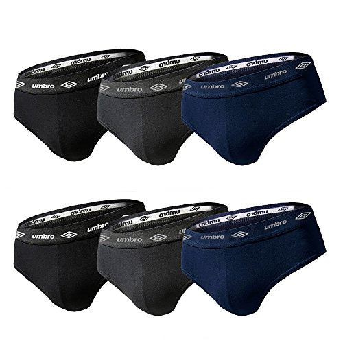 Umbro Set 6 Pezzi Slip Uomo in Cotone Elasticizzato Art. 700 (colorato, 4/M) - Home Shopping Italia 