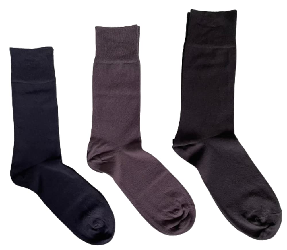 CALZIFICIO PEZZINI 6 paia calzini corti e lunghi da uomo in caldo cotone con rimaglio a mano Art. UCZ-COMODO e UGB-COMODO - Home Shopping Italia 
