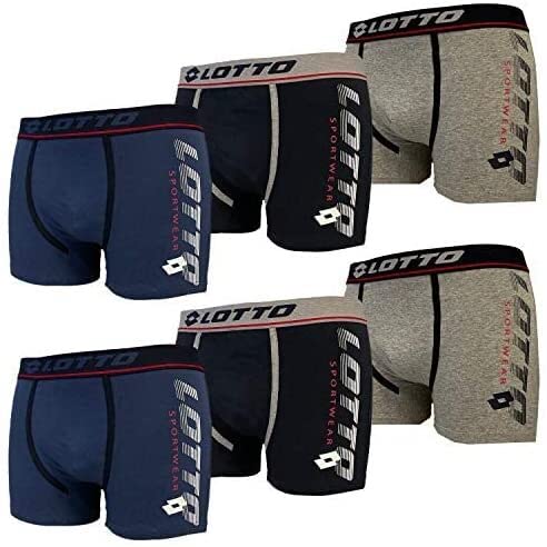 Generic Boxer da uomo elastico interno modello a scelta vari colori e taglie disponibile ad 1-3-6-9 pezzi (5/L, Colori classici assortiti scuri, 1) - Home Shopping Italia 