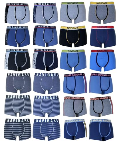 3 Pezzi di Boxer Linea Moda Tinta Unita Fantasia a Righe Forme Geometriche Cotone Elasticizzato Immagine INDICATIVA - Home Shopping Italia 