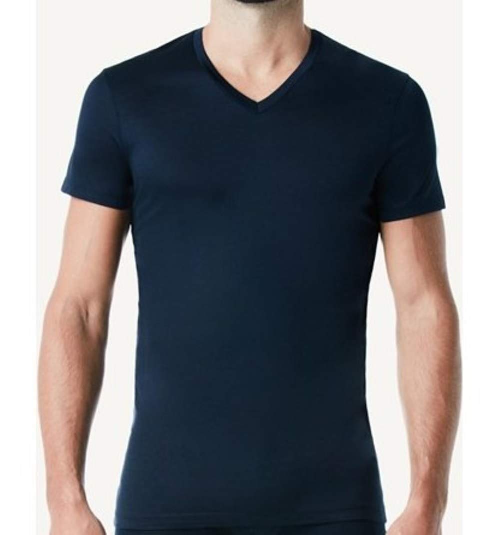 Uomo 3 Maglie Cotone Modal Mezza Manica Girocollo Scollo V Art. 401/501 Speedy Line - Home Shopping Italia 