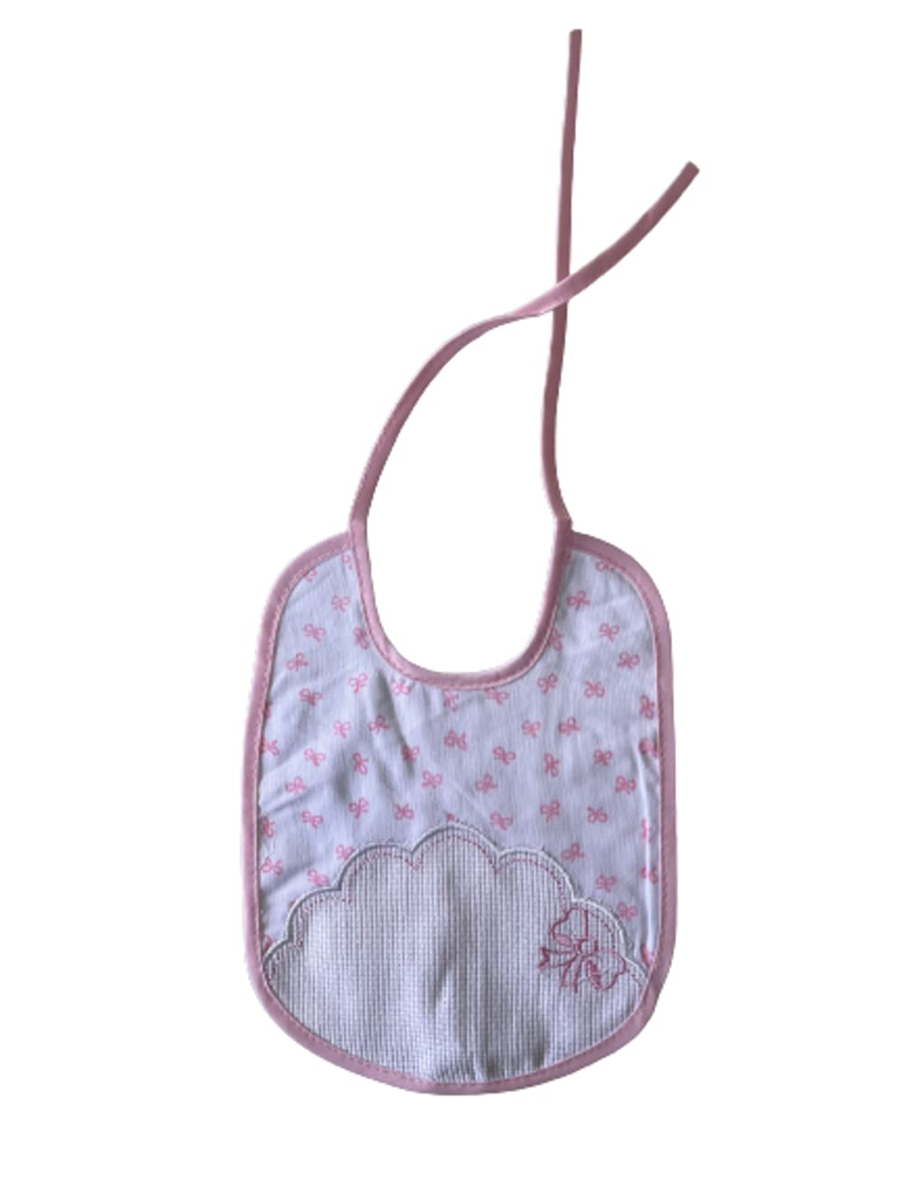Set 2 bavaglini neonato e neonata Ricamabile con tela aida varie misure con laccetti - Home Shopping Italia 