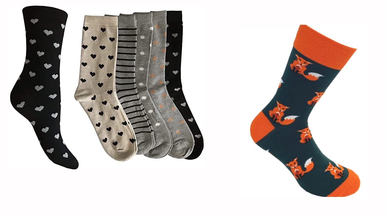 6 paia di calzini corti per bambino bambina ragazzo ragazza taglia 22-39 in cotone estivo ed invernale FANTASIE ASSORTITE - Home Shopping Italia 
