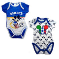 Disney 2 Body Neonato Mezza Manica Americana in Cotone Mickey Nuova Collezione Art. WD101271 (9 Mesi) - Home Shopping Italia 