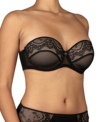 Selene Micaela Reggiseno con Ferretto, Nero (Negro), 5 (Taglia Produttore: C.100) Donna - Home Shopping Italia 