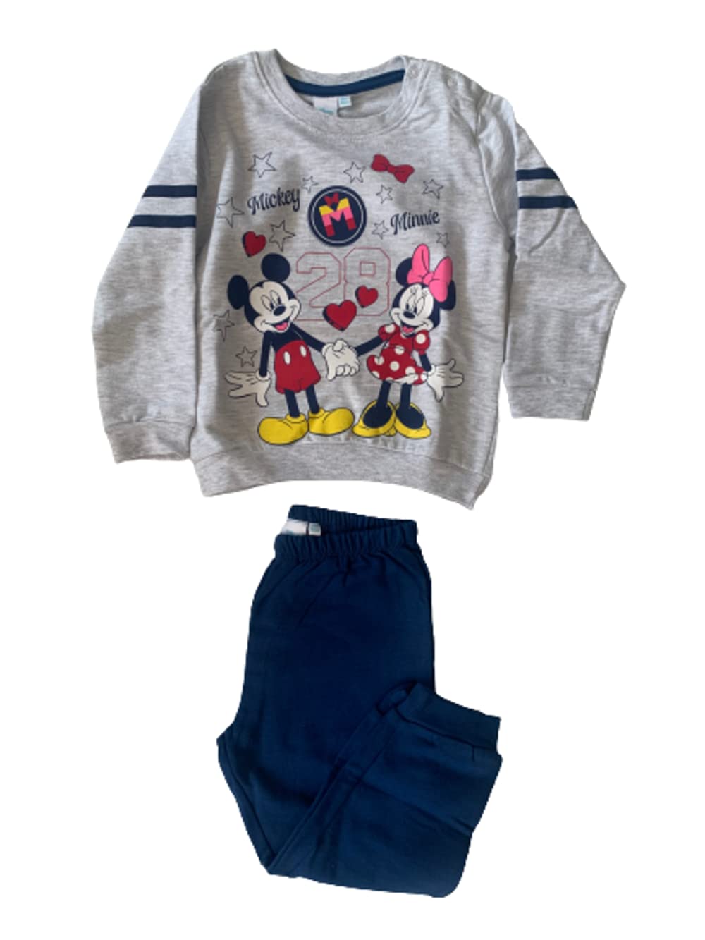 Sabor Pigiama da neonata Lungo in Cotone Felpato con Personaggi Varie Taglie e Colori - Topolina - Home Shopping Italia 