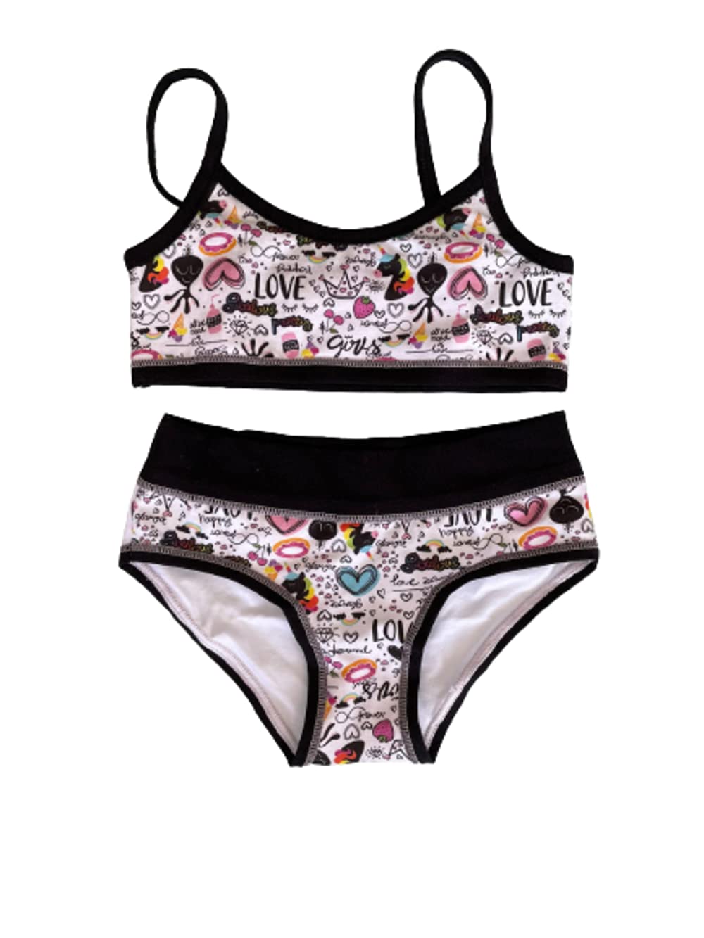Coordinato Bambina e Ragazza Corpetto e Slip con bretelline Varie Fantasie - Home Shopping Italia 