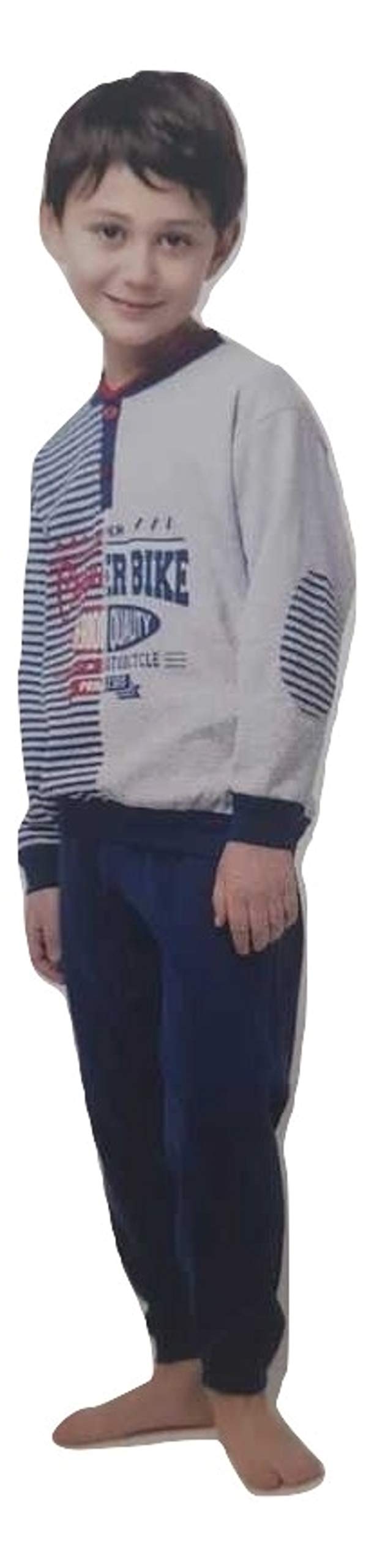 Uomo Pigiama Bambino Serafino Interlock 2 Pezzi - Primero - Home Shopping Italia 