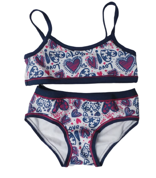 Coordinato Bambina e Ragazza Corpetto e Slip con bretelline Varie Fantasie - Home Shopping Italia 