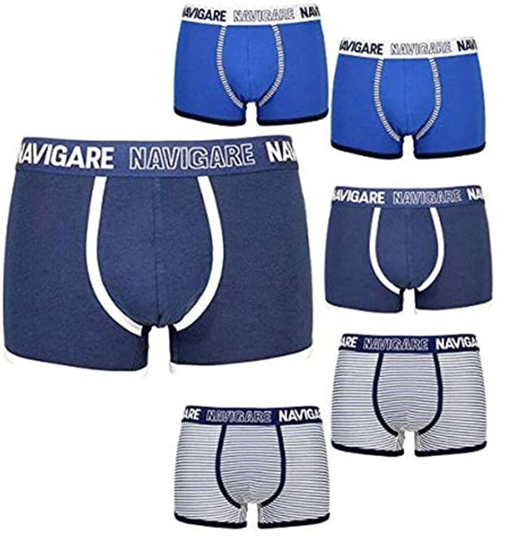 3 Pezzi di Boxer Linea Moda Tinta Unita Fantasia a Righe Forme Geometriche Cotone Elasticizzato Immagine INDICATIVA - Home Shopping Italia 