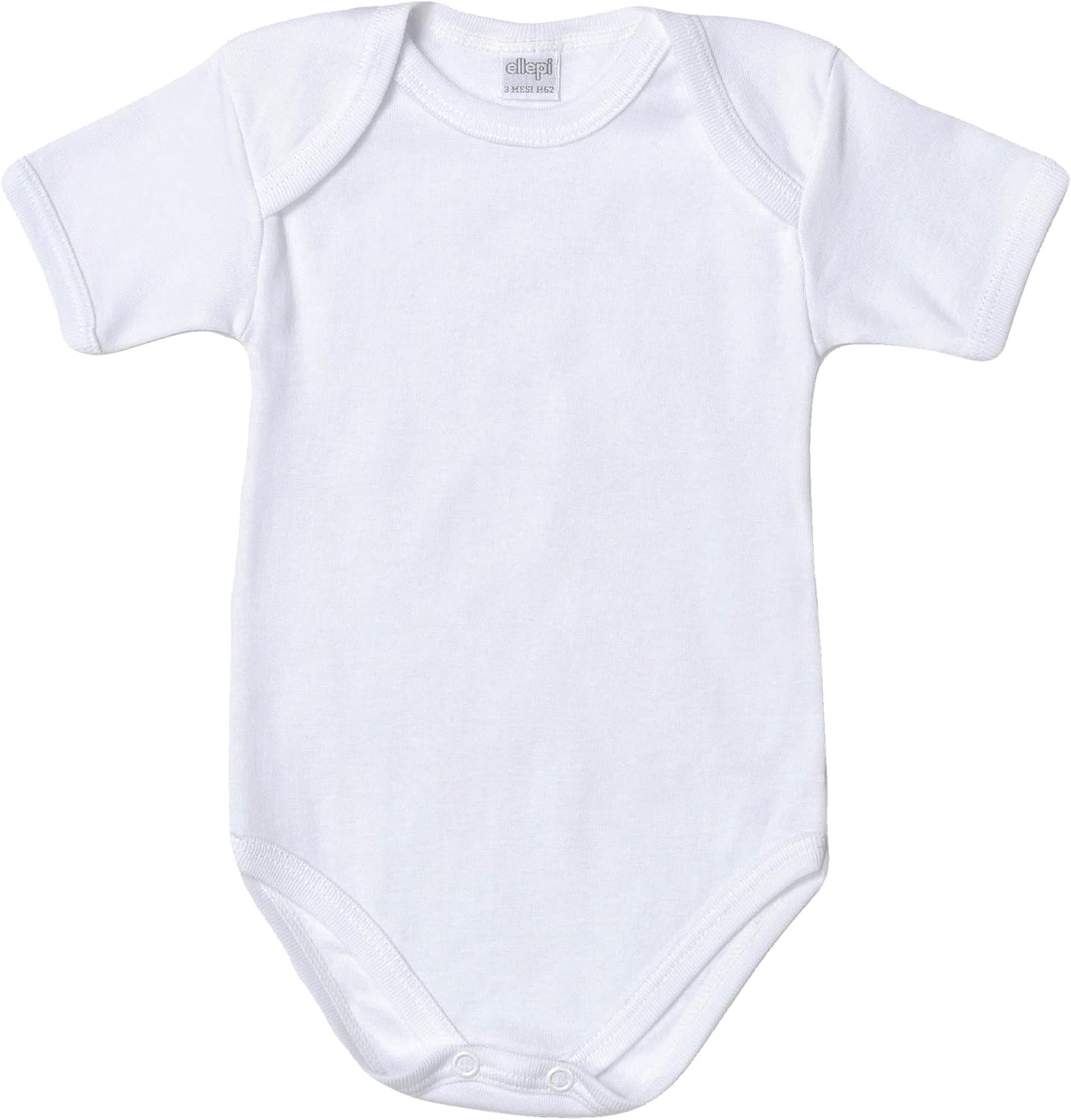 Ellepi Pacco 3 Pezzi AF802 Body Intimo Bimbo Bimba in 100% Cotone Manica Corta Colore Bianco - Home Shopping Italia 