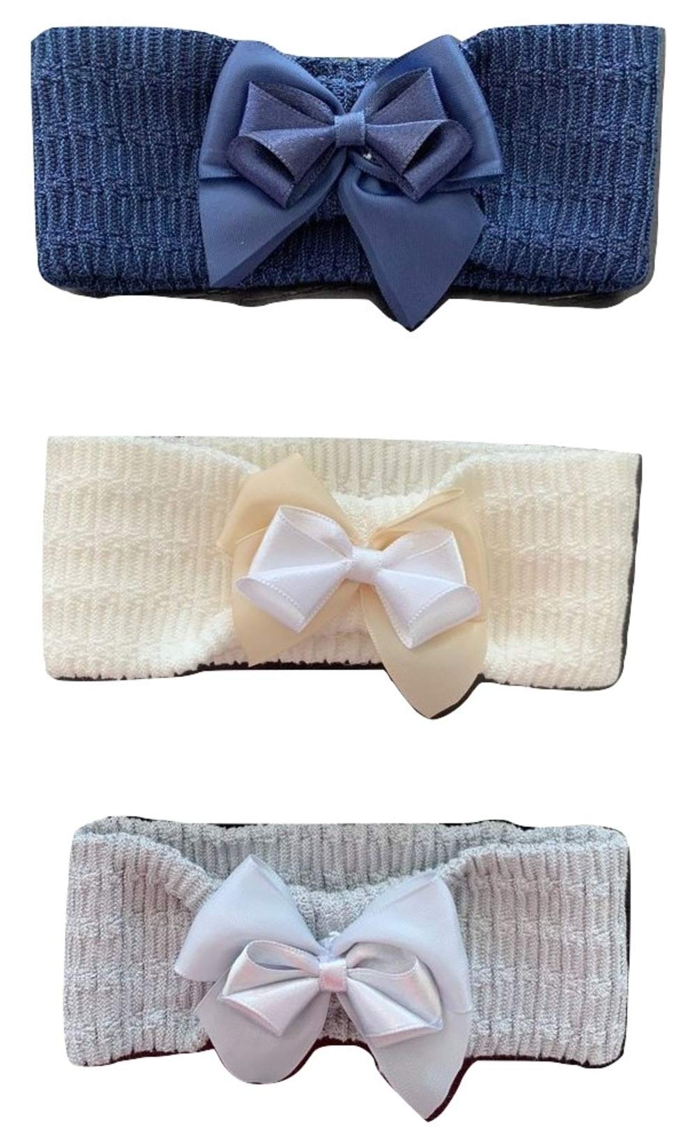 3 pezzi fascia capelli da bambina con applicazione colori assortiti - Bel Piccino - Home Shopping Italia 